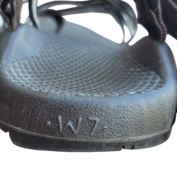 Chaco Z Cloud X Black Tan Athletic Hike Trail Walk Sandal Outdoor Shoe Women 7 - Picture 7 of 7